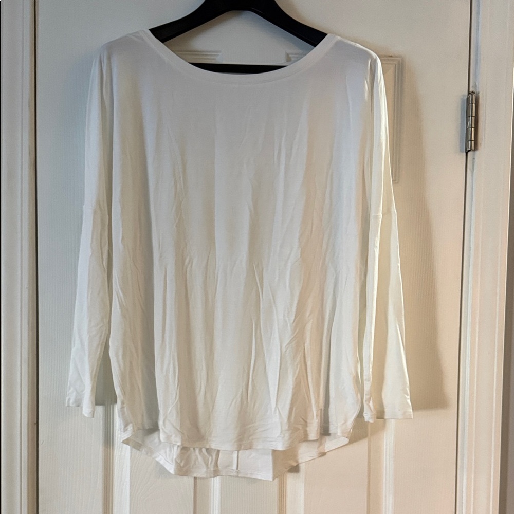 Express White Long Sleeve Women's Top